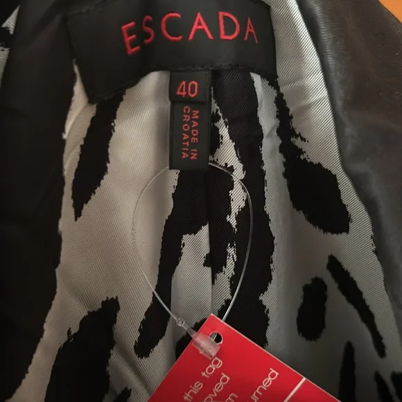 NWOT Escada blazer black size 40 - Picture 5 of 5
